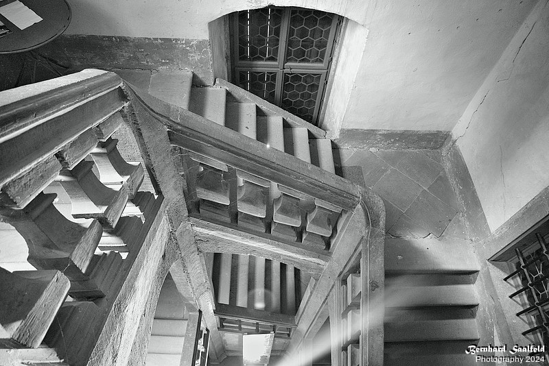 Stairway at Castle Wertheim - Bernhard Saalfeld